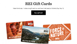 Shop for REI Gift Card on the Internet