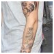 Tiger Tattoo on His Arm