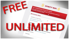 Xfinity WiFi Free HotSpot Access