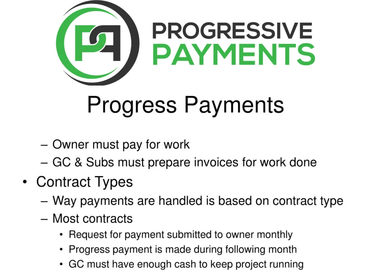 progressive payment